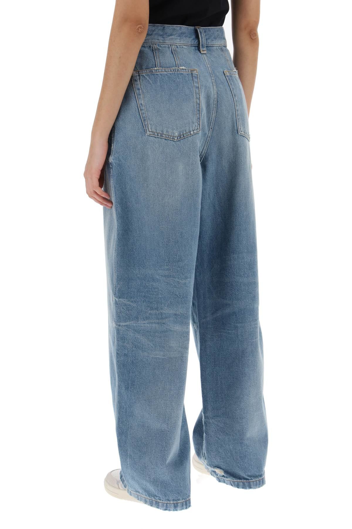 Wide Leg Jeans  - Light Blue