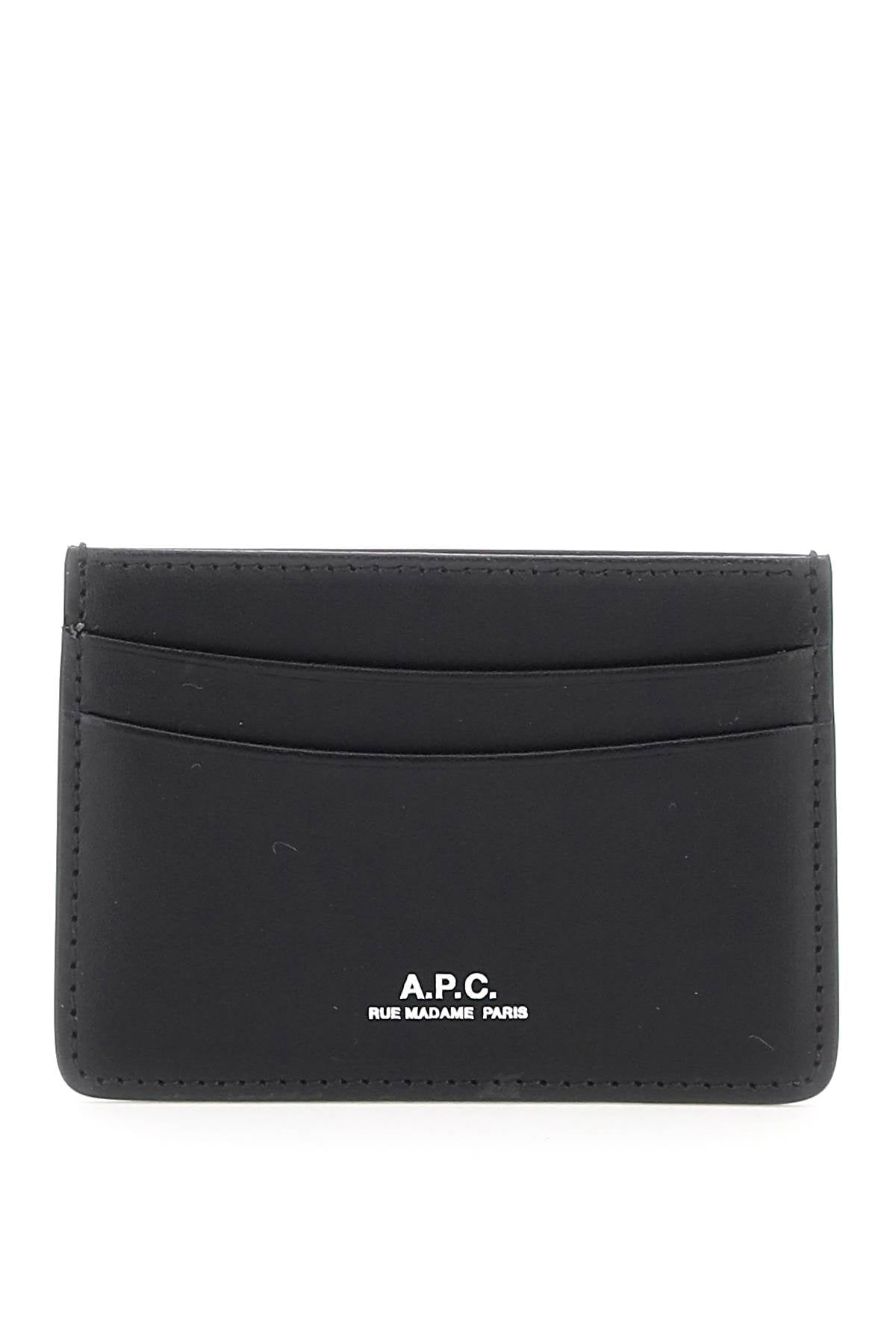 Leather Andre Cardholder  - Nero