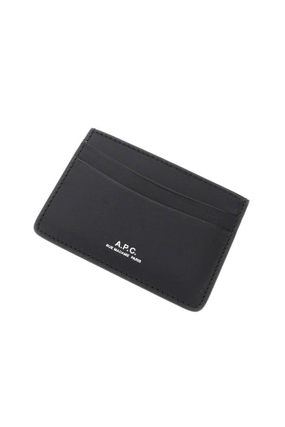 Leather Andre Cardholder  - Nero