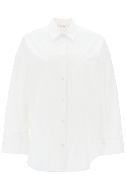 Derris Shirt In Organic Poplin  - White