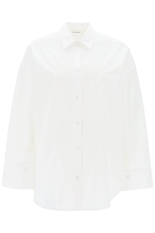 Derris Shirt In Organic Poplin  - White