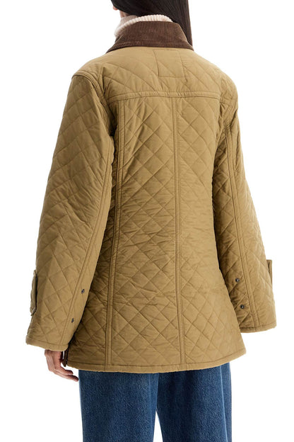 'wivi' Quilted Jacket  - Beige