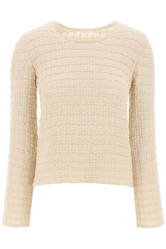 "charmina Cotton Knit Pullover  - Beige