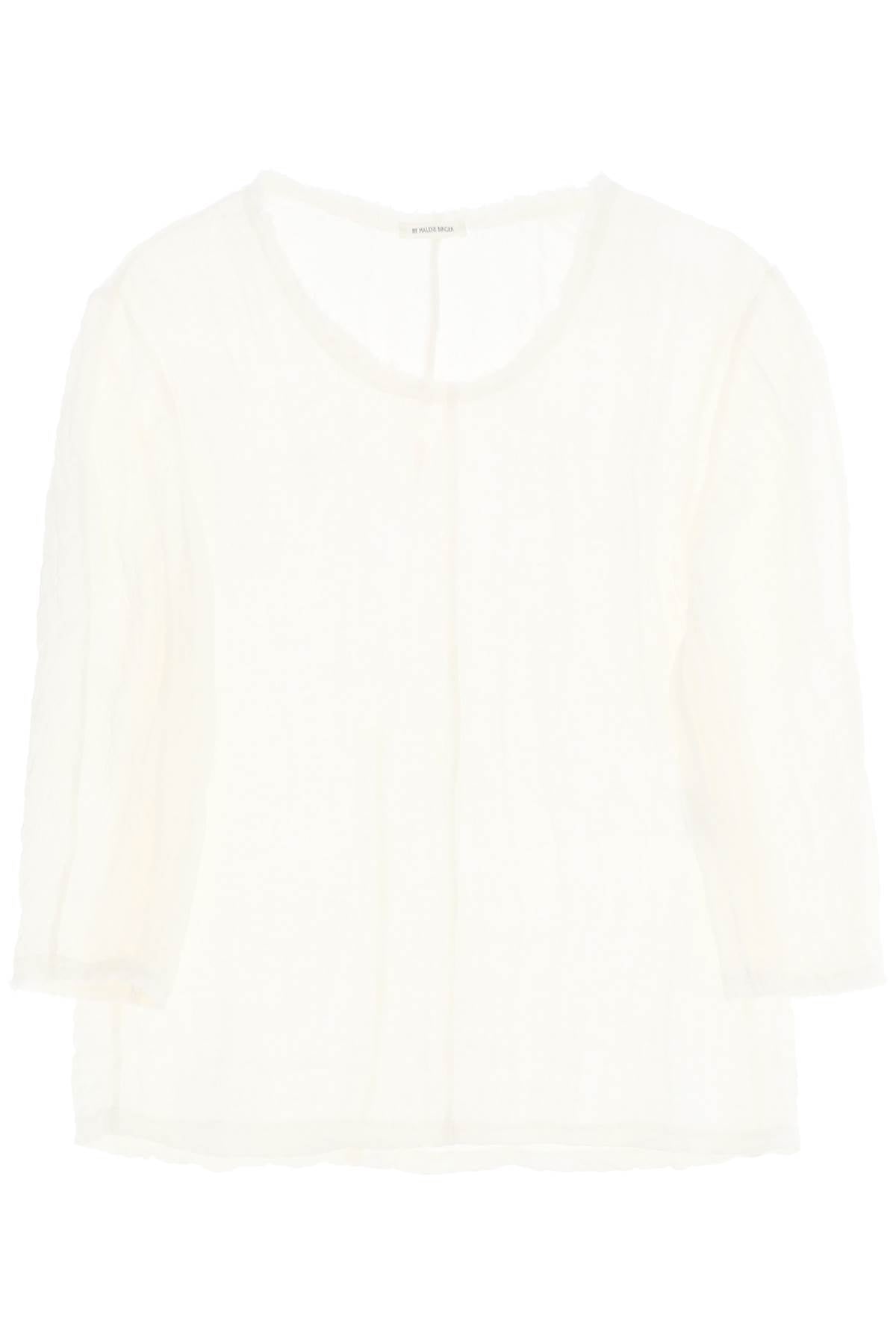 "organic Cotton Mikala Blouse  - White