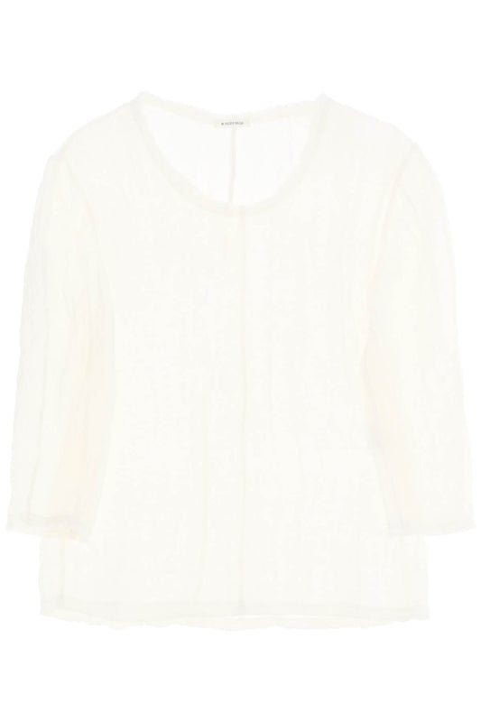 "organic Cotton Mikala Blouse  - White