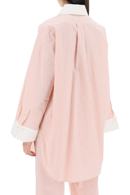 "maye Striped Tunic Style  - Rosa