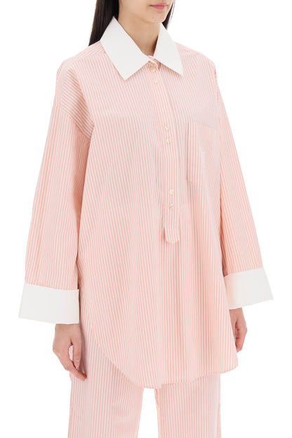 "maye Striped Tunic Style  - Rosa