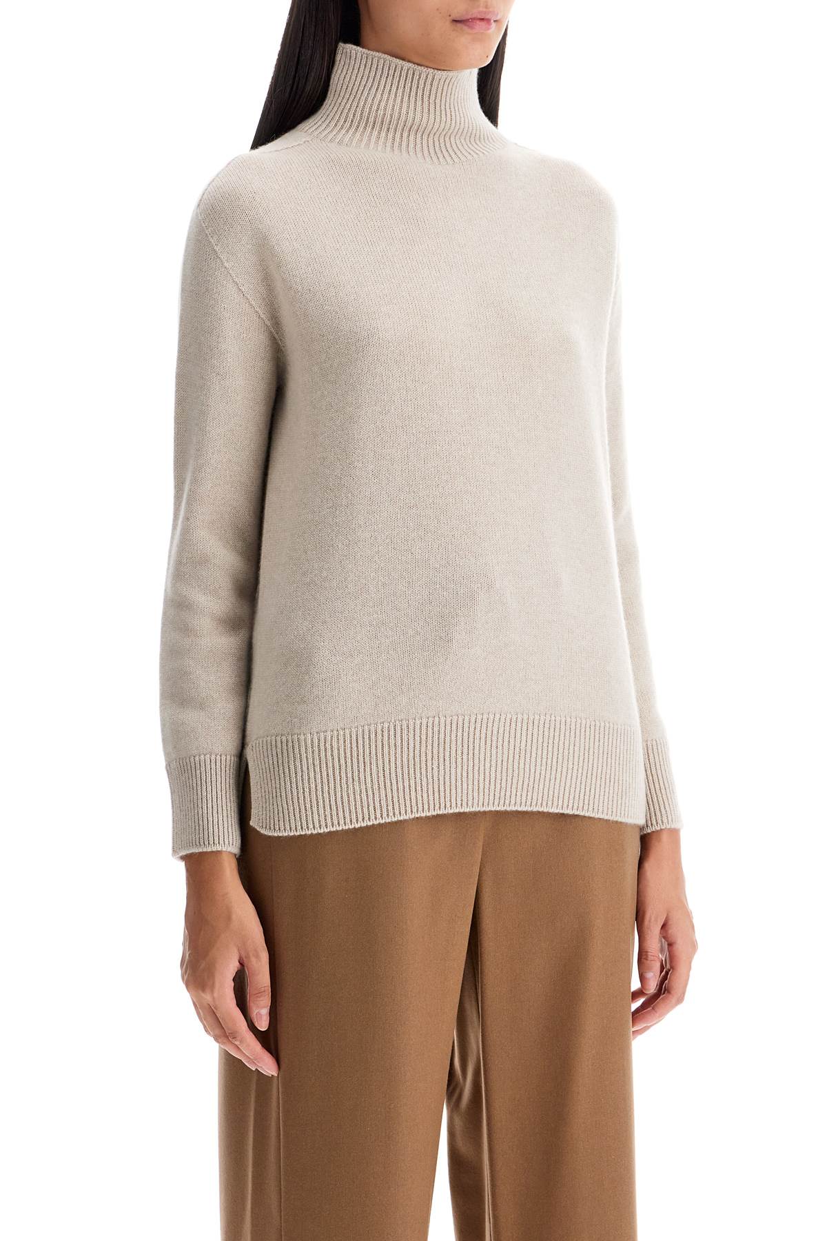 Cashmere Oak Pullover Swe  - Beige