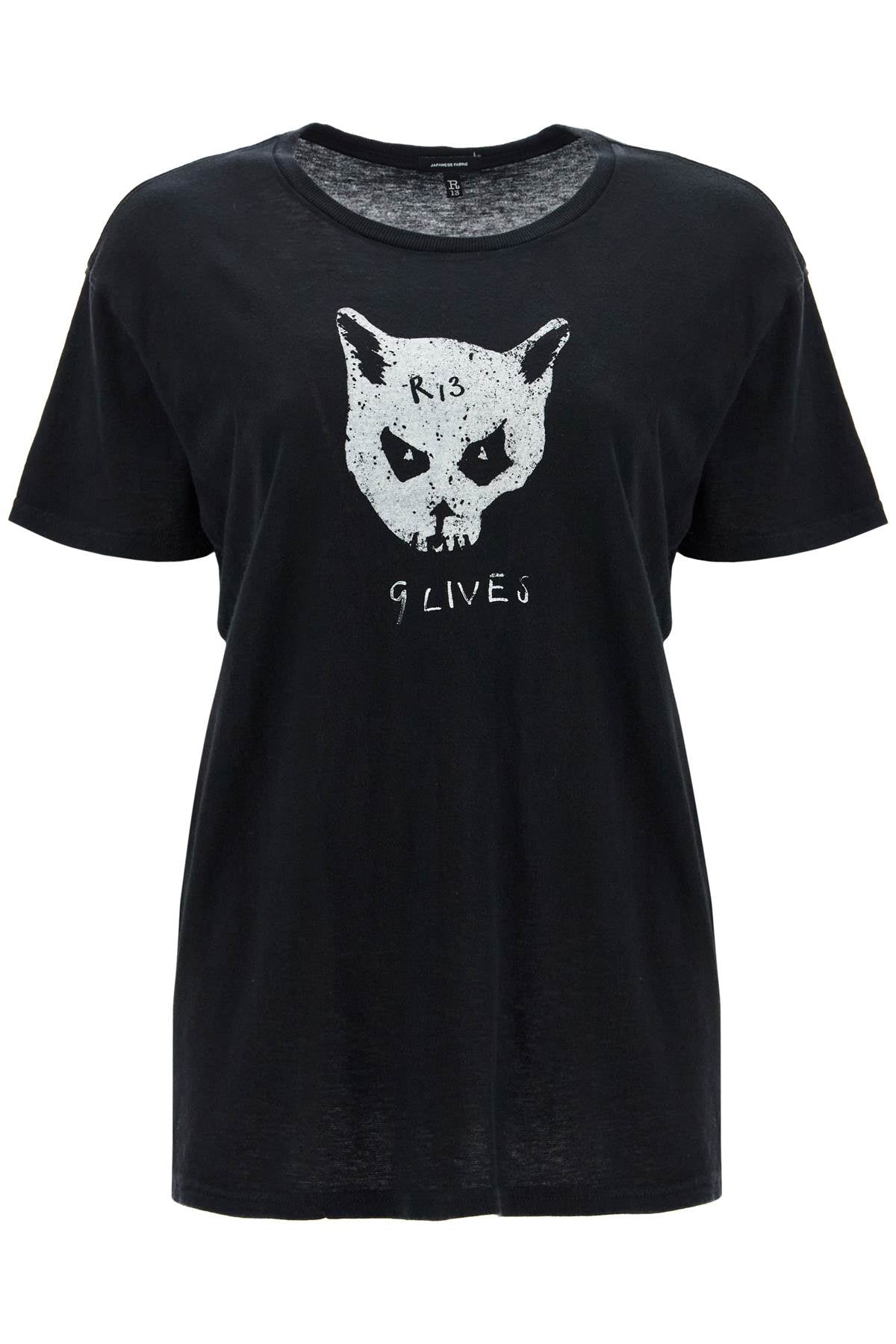 Nine Lives T-shirt  - Black