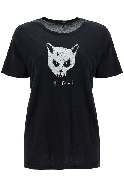 Nine Lives T-shirt  - Black