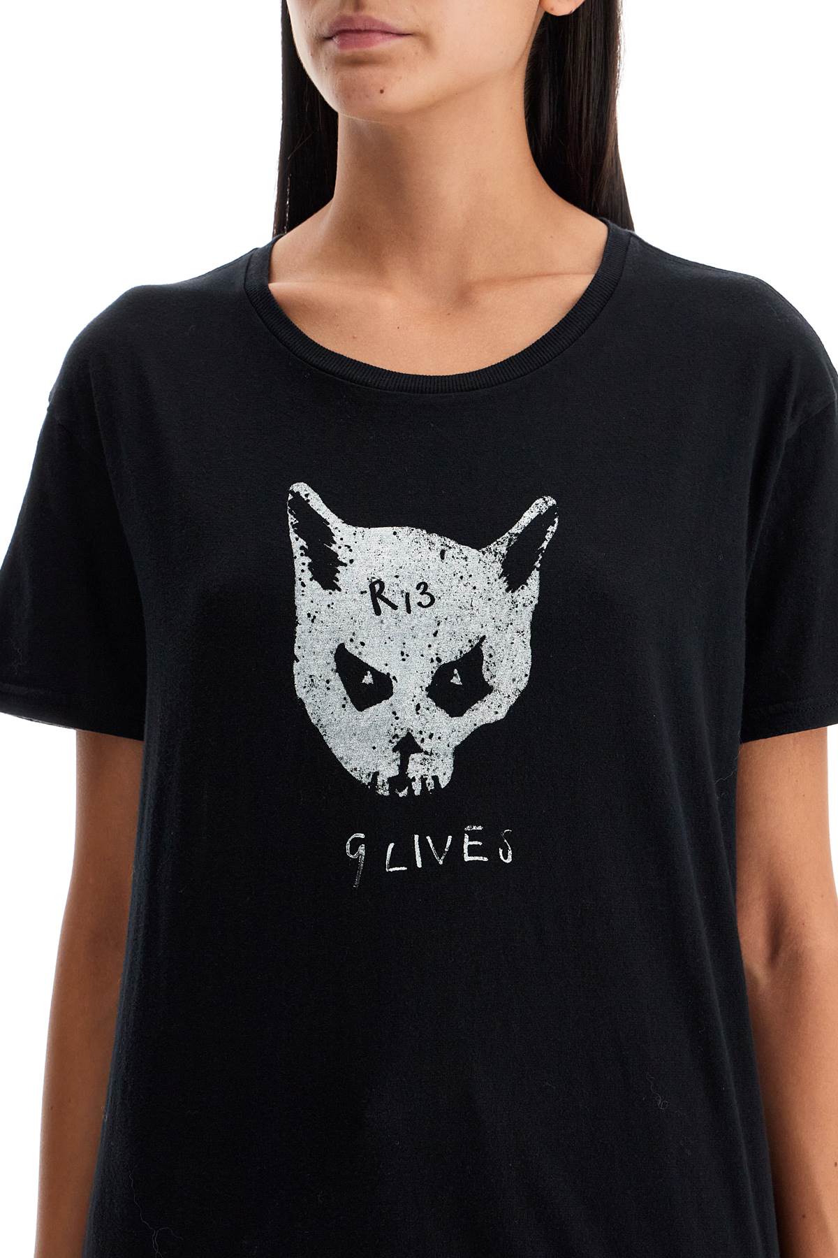 Nine Lives T-shirt  - Black