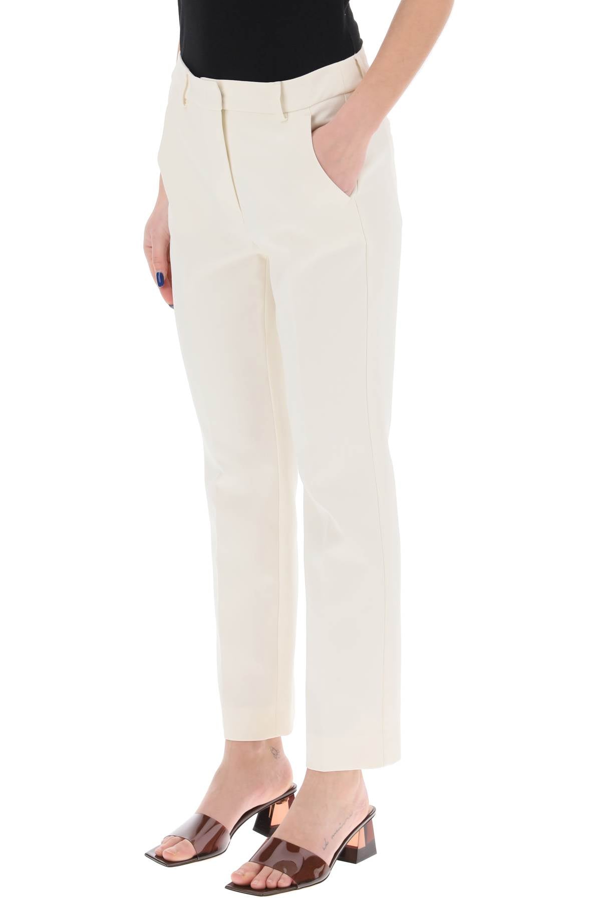 Rana Cigarette Trousers  - White