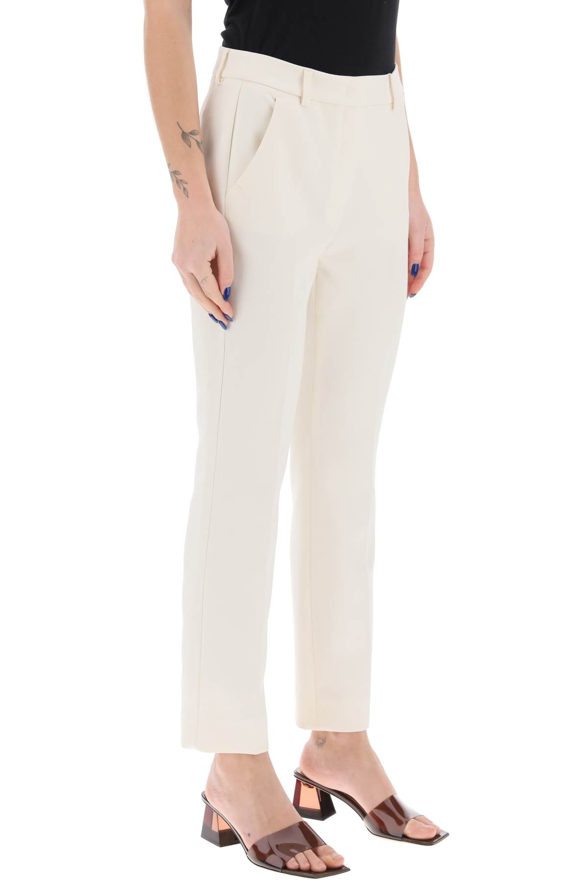 Rana Cigarette Trousers  - White