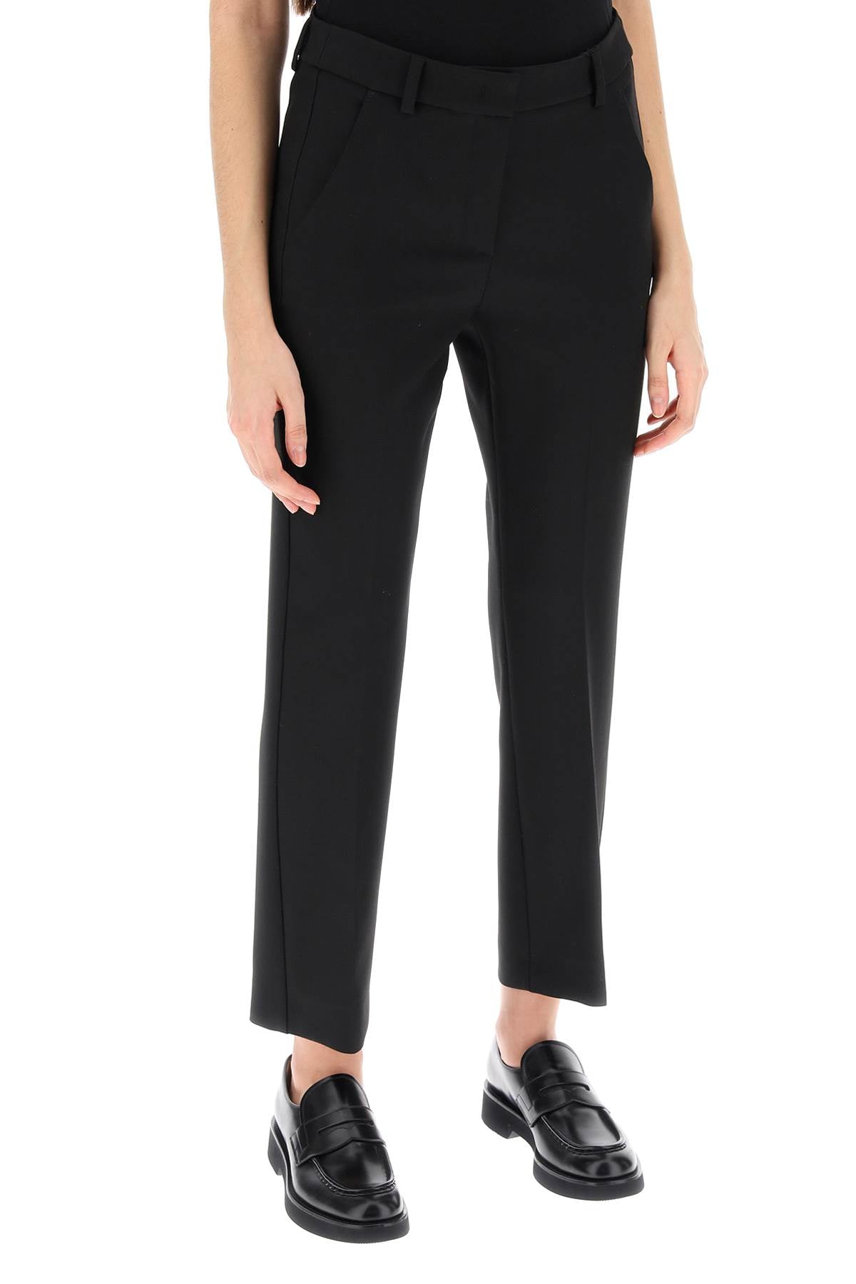 Rana Cigarette Trousers  - Black