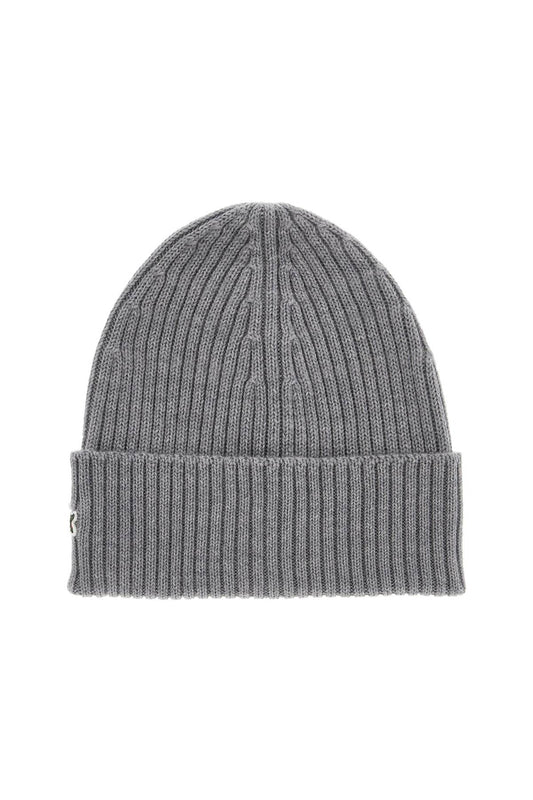 Wool Beanie Hat  - Grey