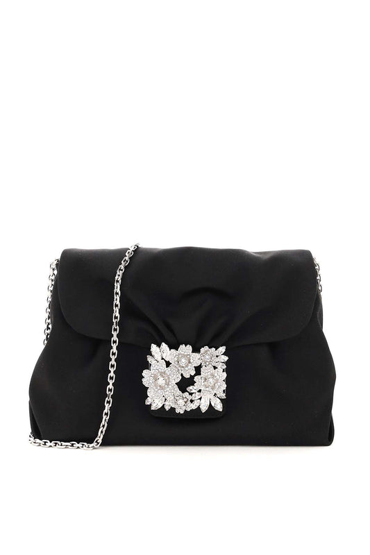 Rv Bouquet Drapè Mini Bag  - Nero