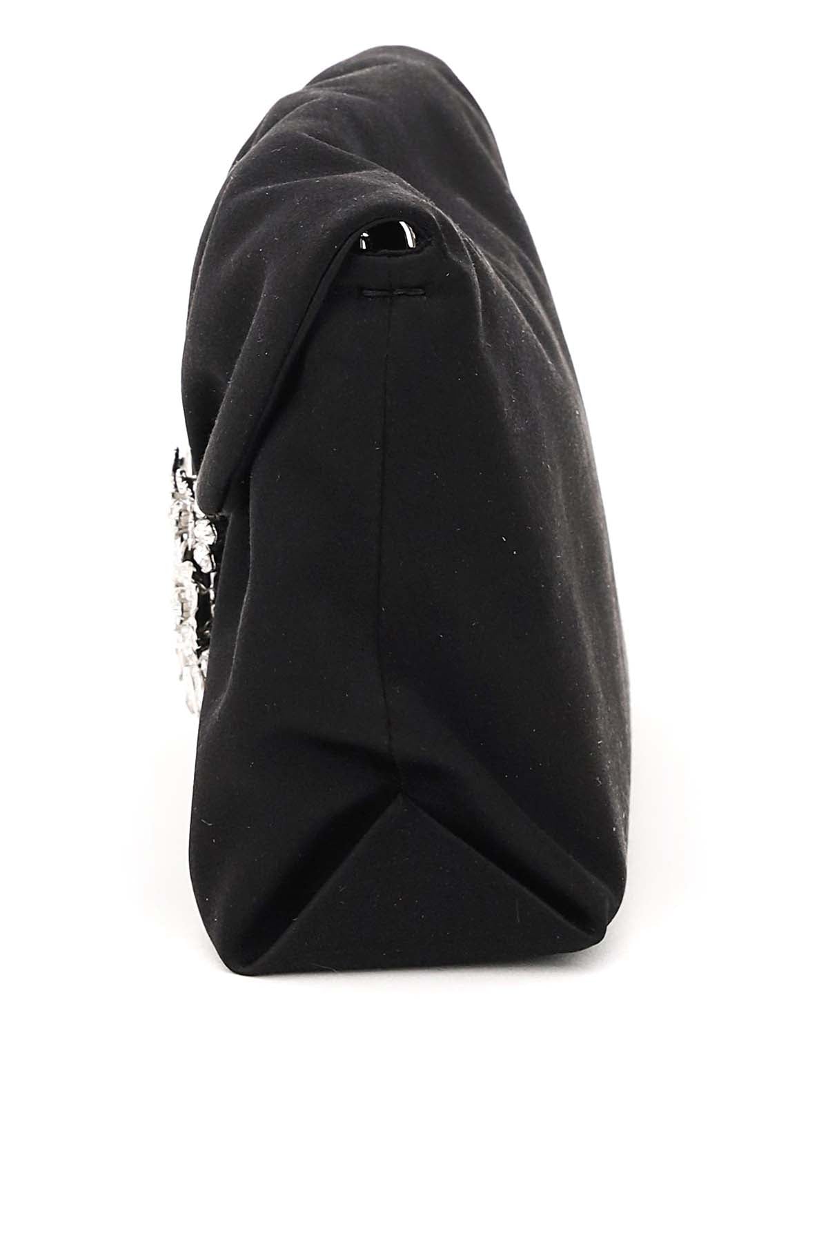 Rv Bouquet Drapè Mini Bag  - Nero