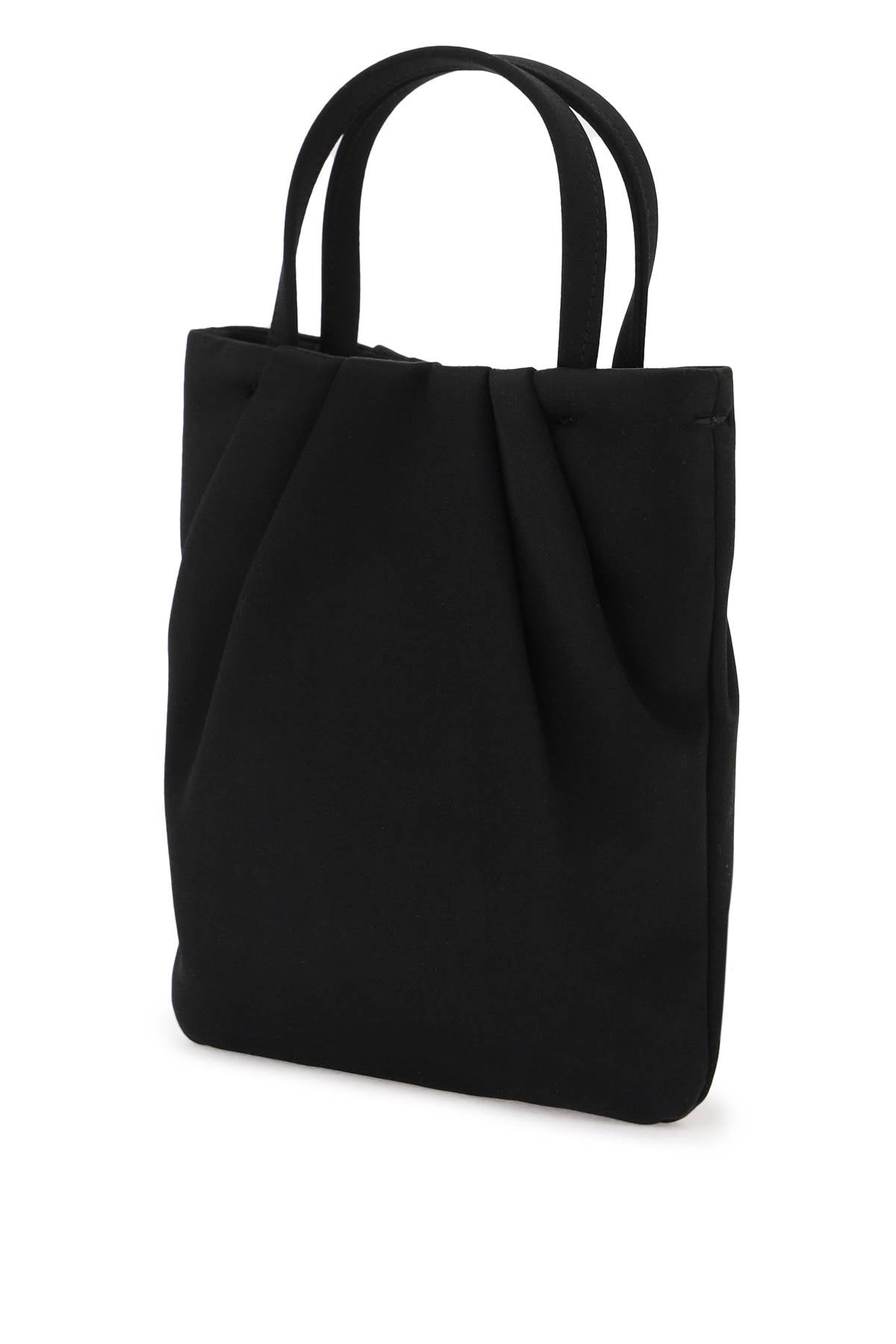 Micro Drapé Pocket Bag  - Black