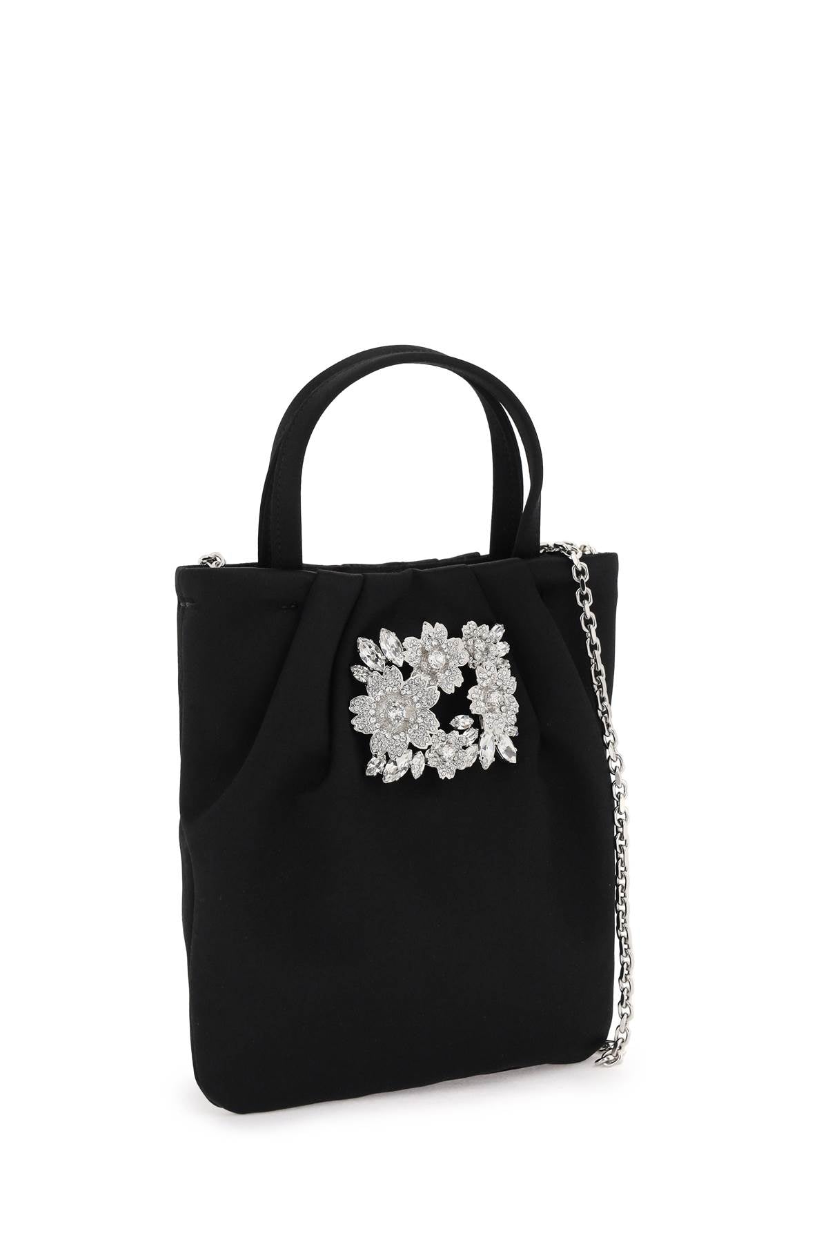 Micro Drapé Pocket Bag  - Black