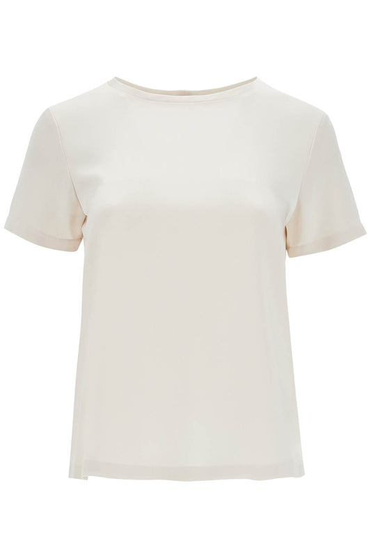 Satin Rebecca Top For Women  - White