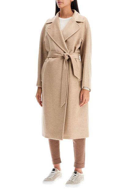 Resin Wool Coat  - Beige