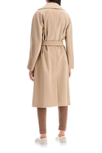 Resin Wool Coat  - Beige