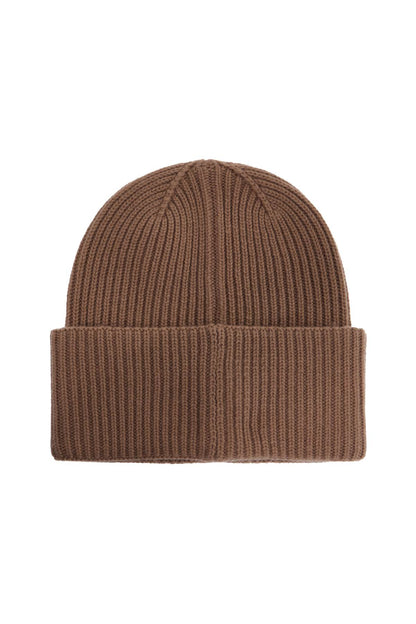 Cashmere Beanie Hat For  - Brown