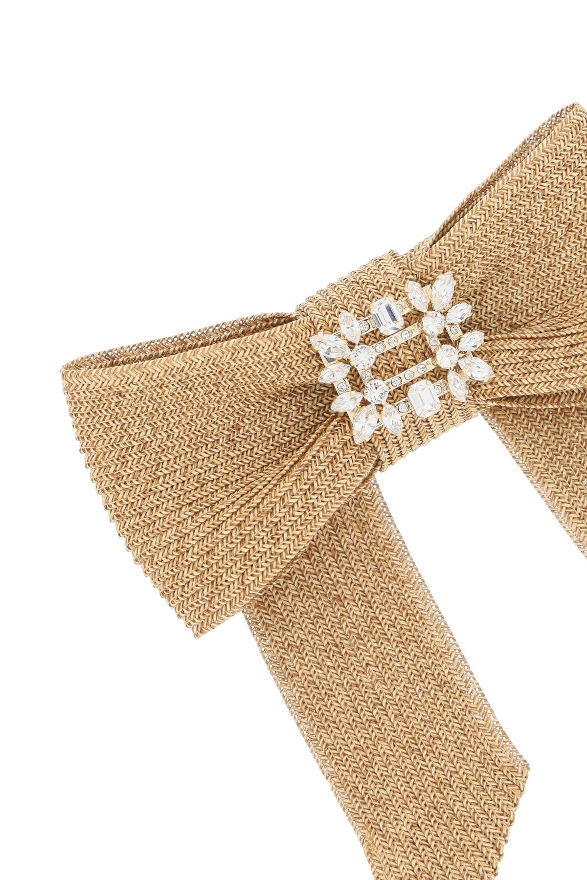 Hair Clip With Buckle Broche Vivier  - Beige