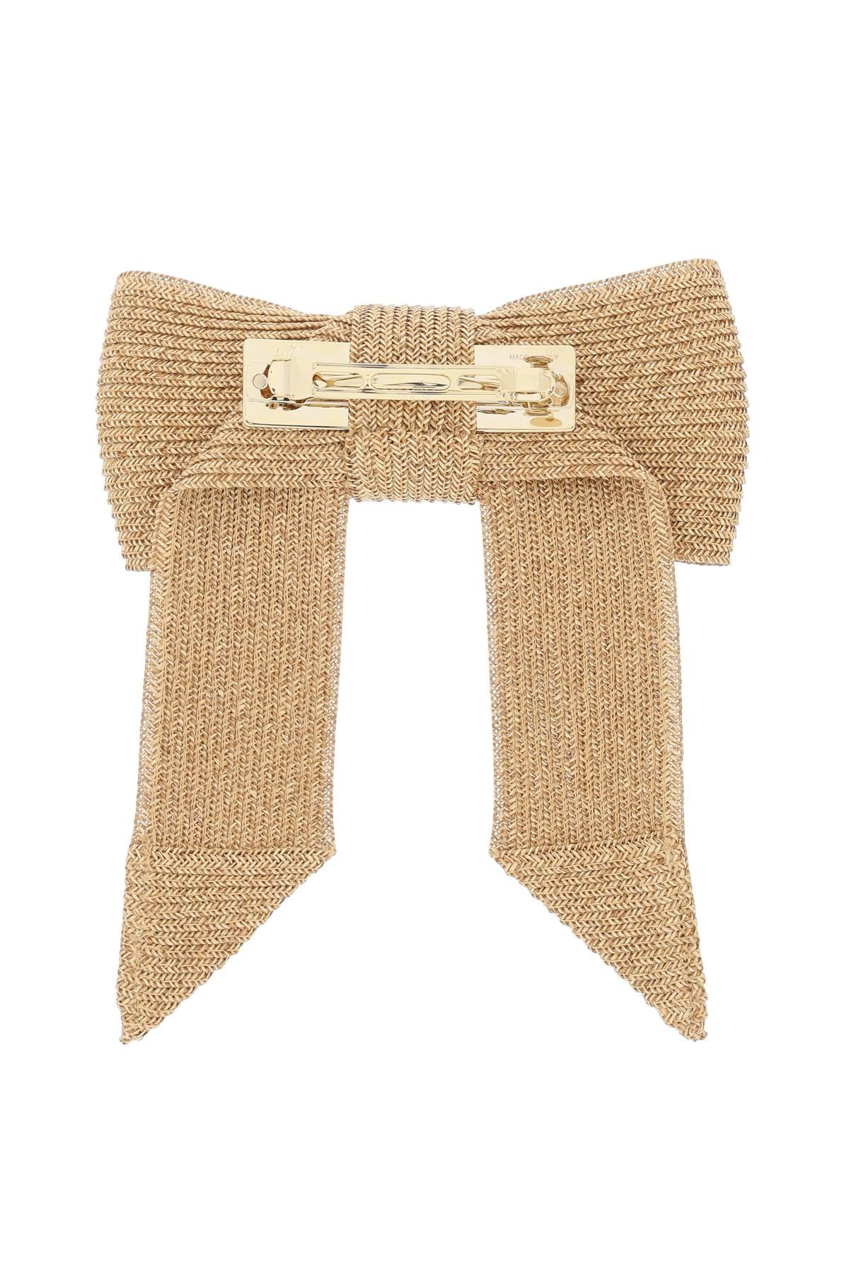 Hair Clip With Buckle Broche Vivier  - Beige