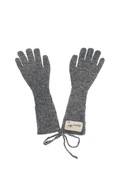 "peter Knit Gloves For  - Grey