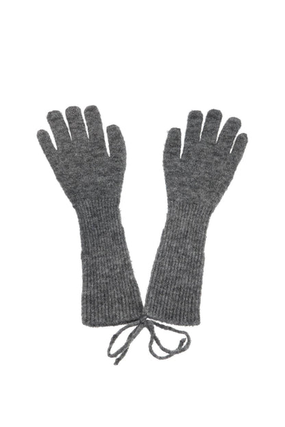 "peter Knit Gloves For  - Grey