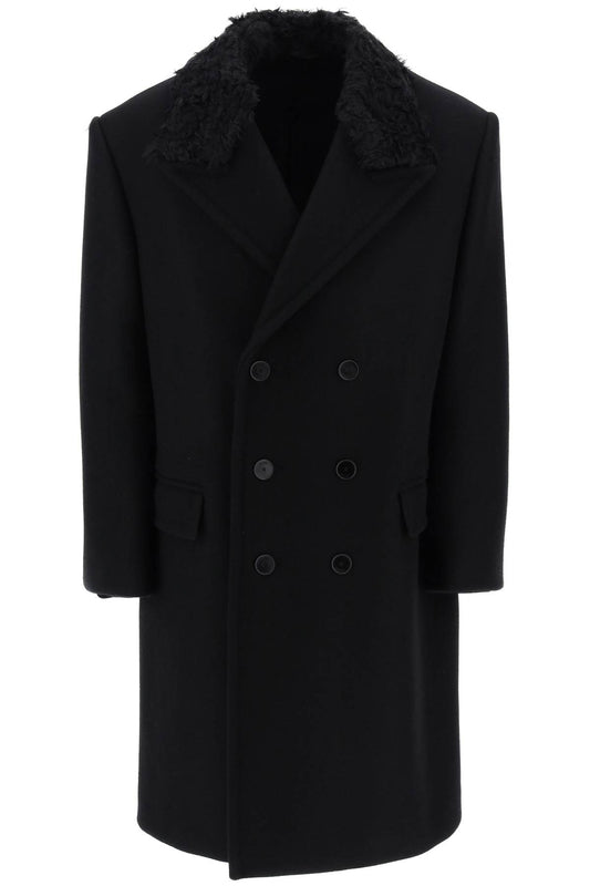 Wool Oversize Coat  - Nero