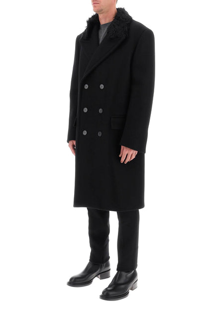 Wool Oversize Coat  - Nero