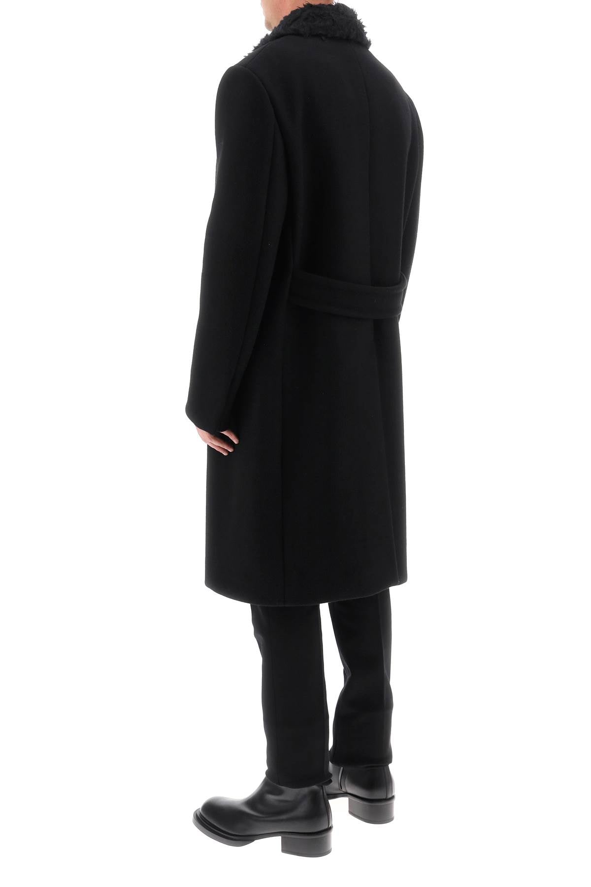 Wool Oversize Coat  - Nero