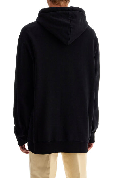 Oversized Hoodie With Hood  - Black