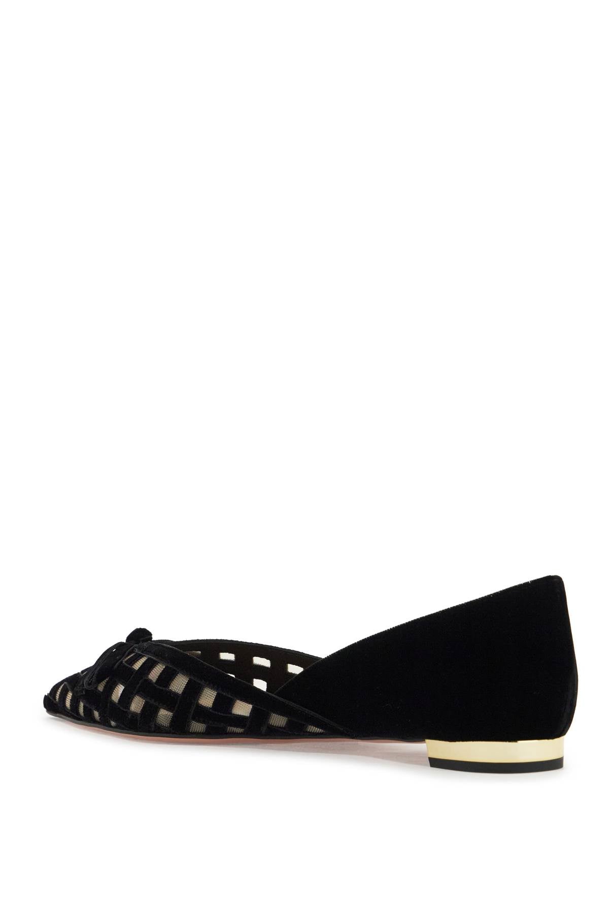 Romantic Ballet Flats Made Of  - Black