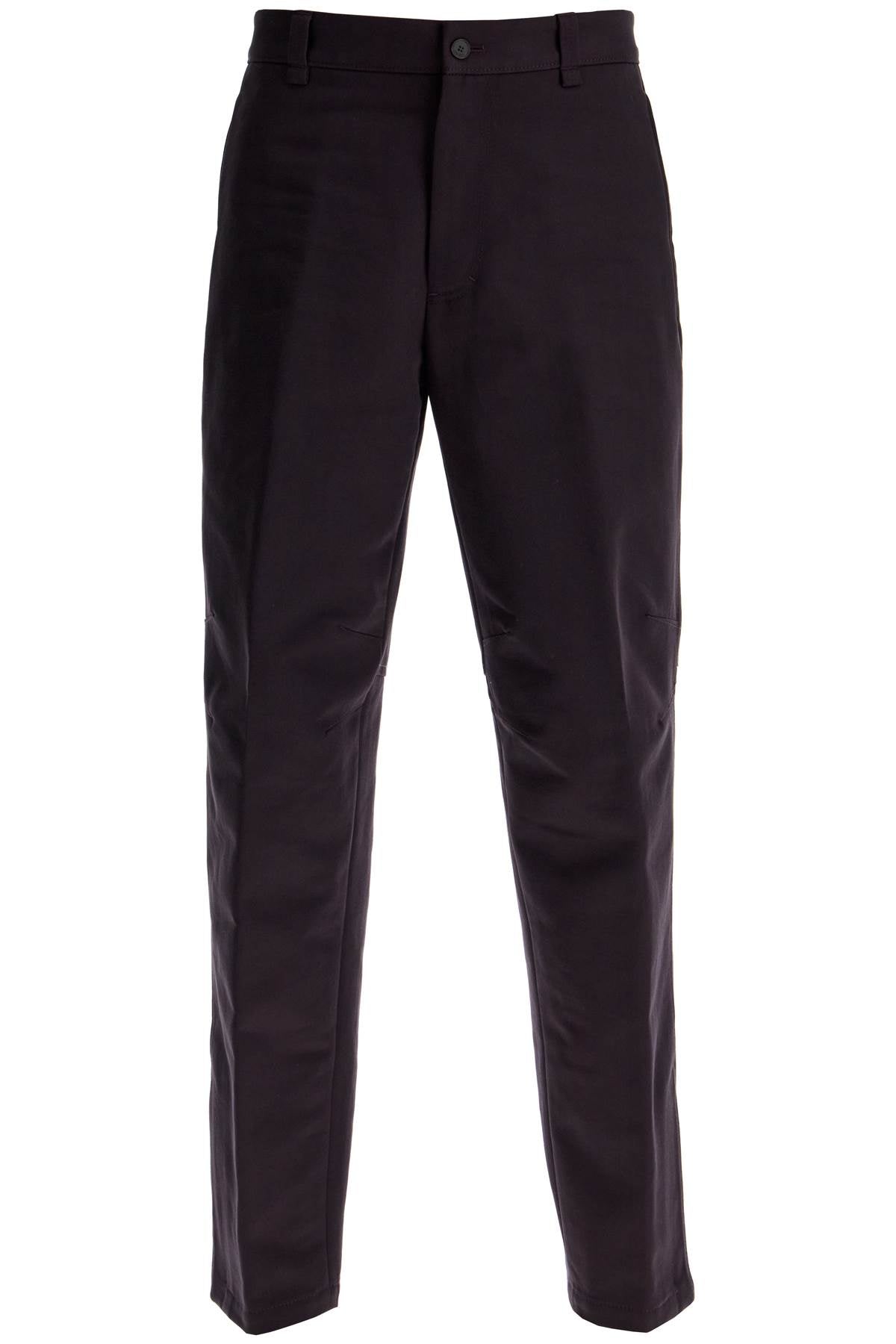 Biker Gabardine Trousers  - Purple