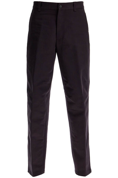 Biker Gabardine Trousers  - Purple