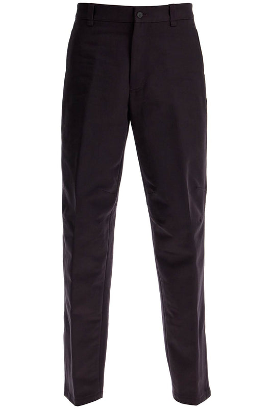 Biker Gabardine Trousers  - Purple