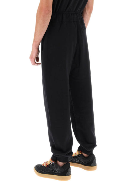 'curb Lace' Sweatpants  - Nero