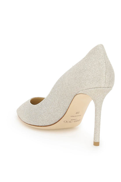 Romy 85 Dusty Glitter Pumps  - Silver