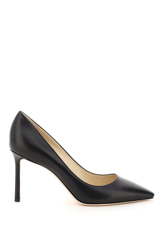 Nappa Leather Romy 85 Pumps  - Black