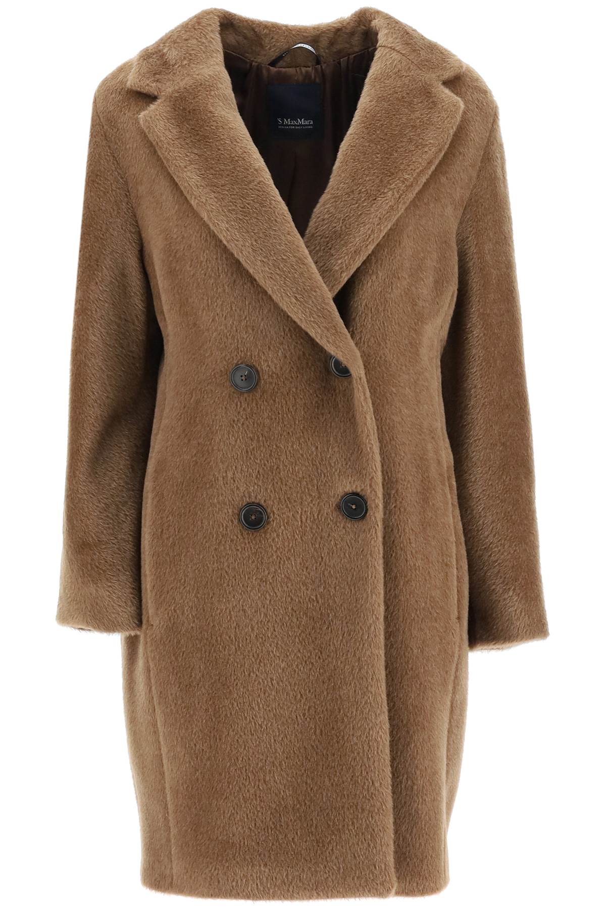 Roseto Wool And Alpaca Coat  - Brown