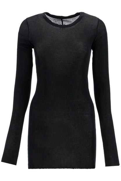 Long-sleeved T-shirt  - Black