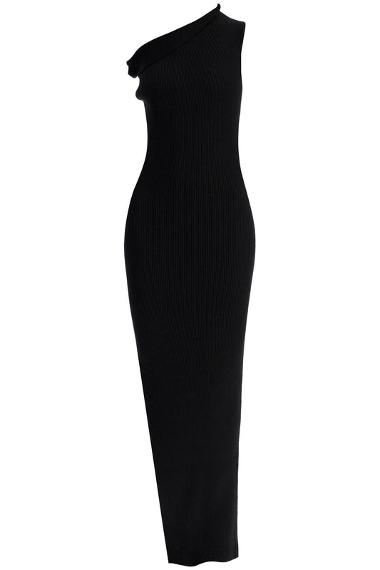 One-shoulder Dress  - Black