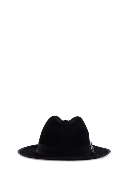 "felted Wool Fedora Très Vivier  - Black