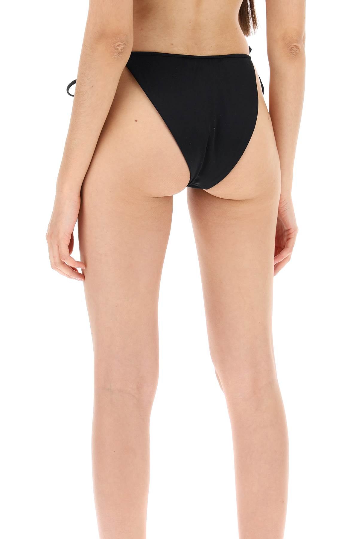 "bikini Bottom With Lace  - Black