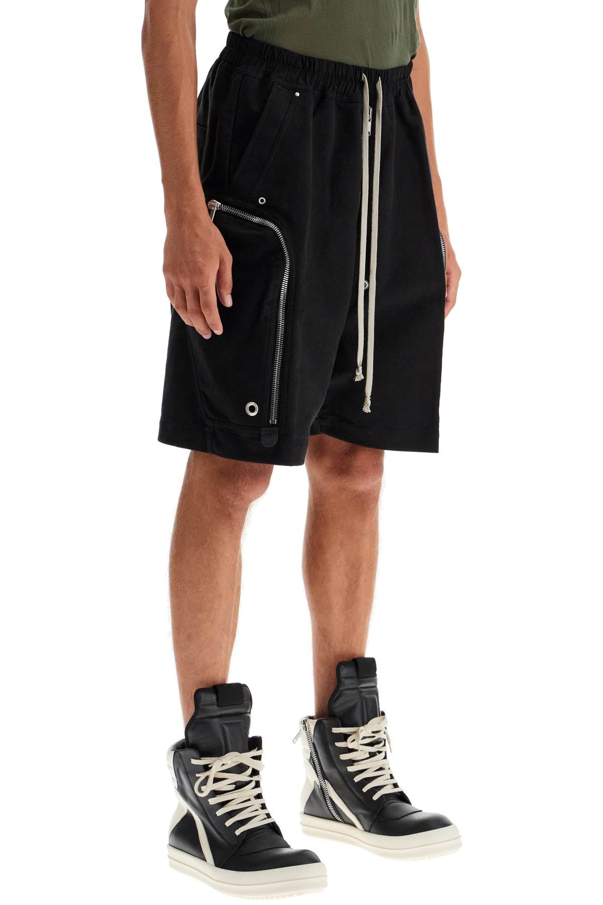 Cargo Pocket Shorts  - Black