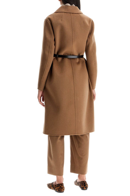 Coat With Belt By Rubens  - Beige