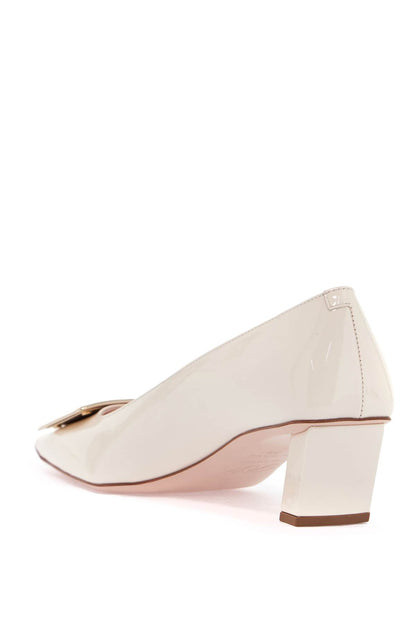 Beige Calfskin D'orsay With Wide Heel Belle Vivier T. 45  - Beige